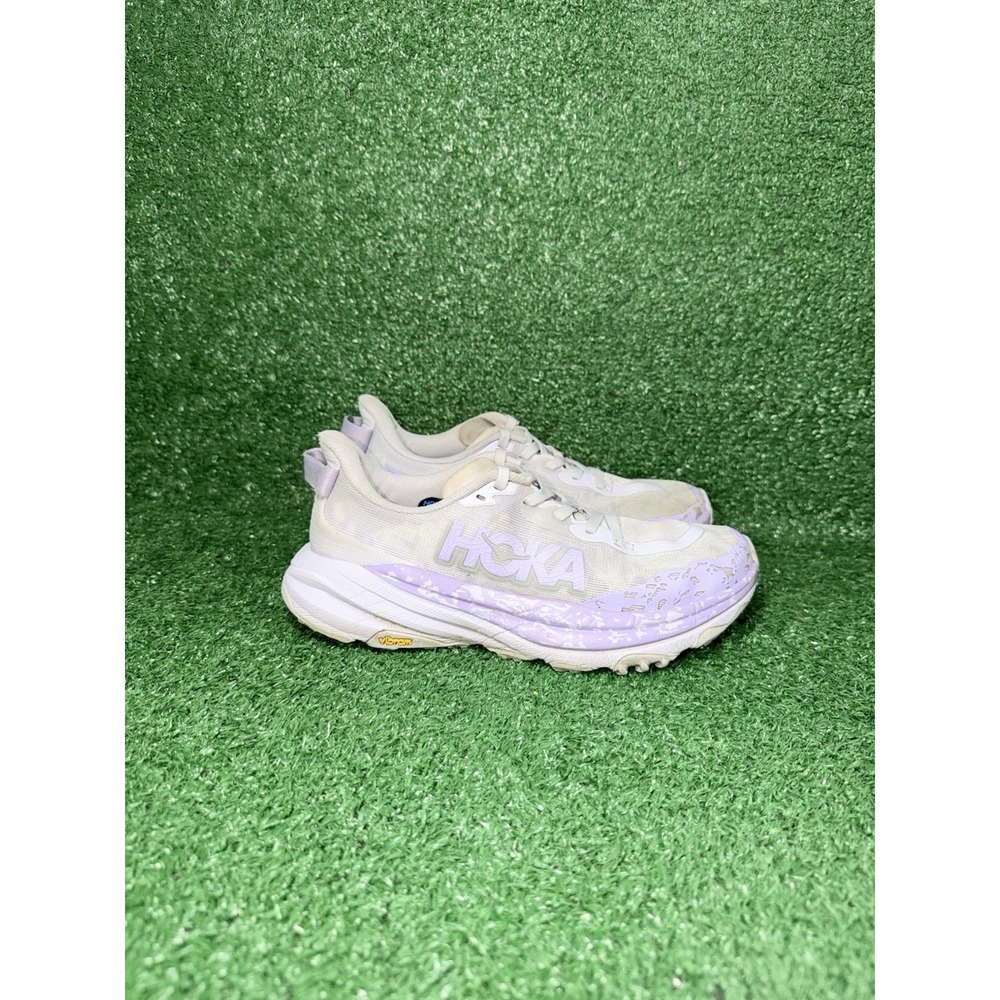Hoka One Speedgoat 6 Womens Size 6 B Purple Running Shoes Vibram Hiking Sneakers